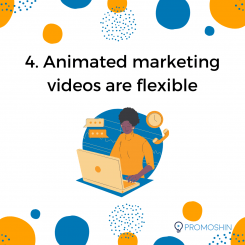 Animated marketing videos are flexible